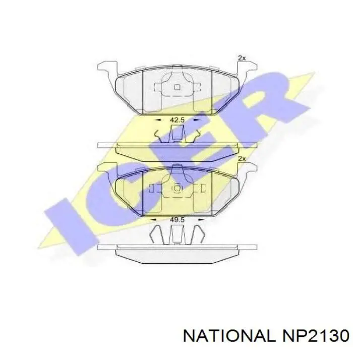 Pastillas de freno delanteras Seat Ibiza 5 KJ1, KJG