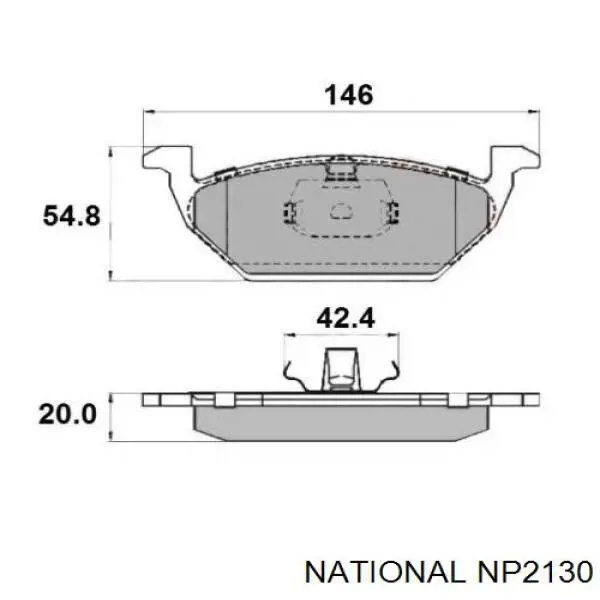 Pastillas de freno delanteras Seat Ibiza 5 KJ1, KJG