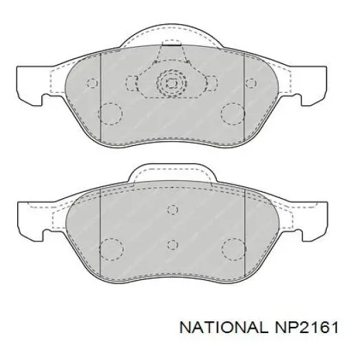 Pastillas de freno delanteras Renault Laguna 2 BG0, BG1