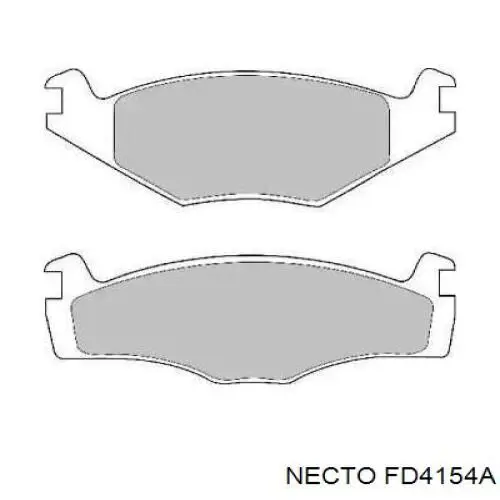Pastillas de freno FD4154A Necto
