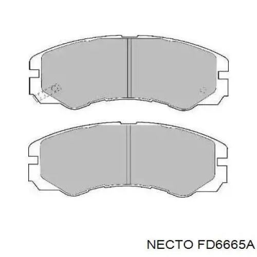 Pastillas de freno FD6665A Necto