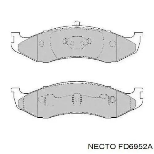 Pastillas de freno FD6952A Necto