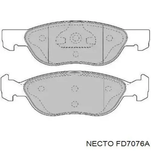 FD7076A Necto Pastillas delanteras