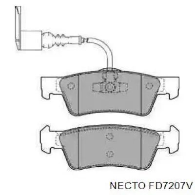 Pastillas traseras de freno Necto FD7207V precio, desde 121,60 EUR