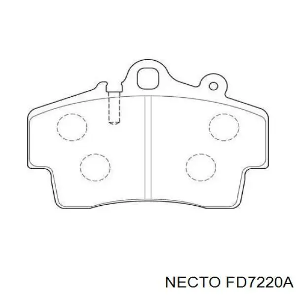 Comprar FD7220A Necto Pastillas de freno traseras