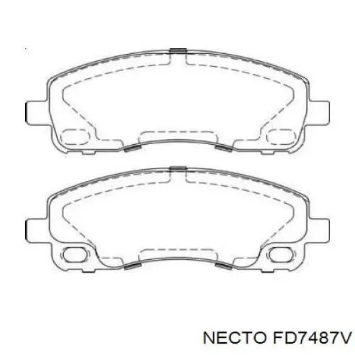 ADBP420074 Blue Print Pastillas freno traseras