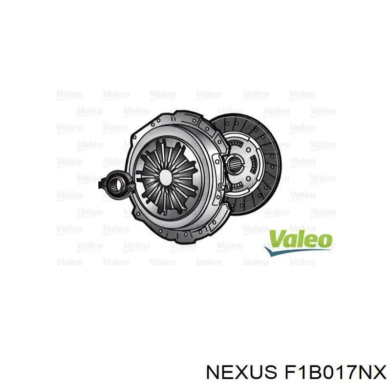 F1B017NX Nexus kit de embrague (3 partes)