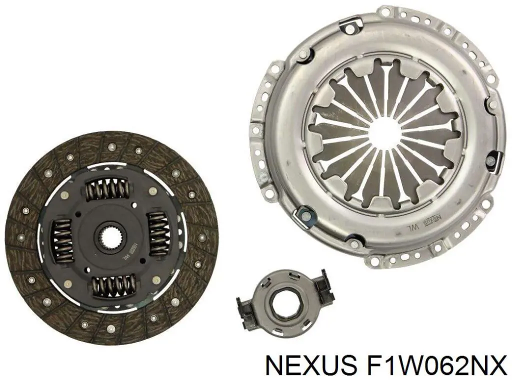 F1W062NX Nexus kit de embrague (3 partes)