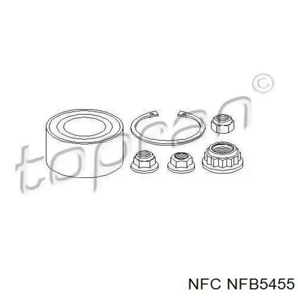 NFB5455 NFC cojinete de rueda delantero