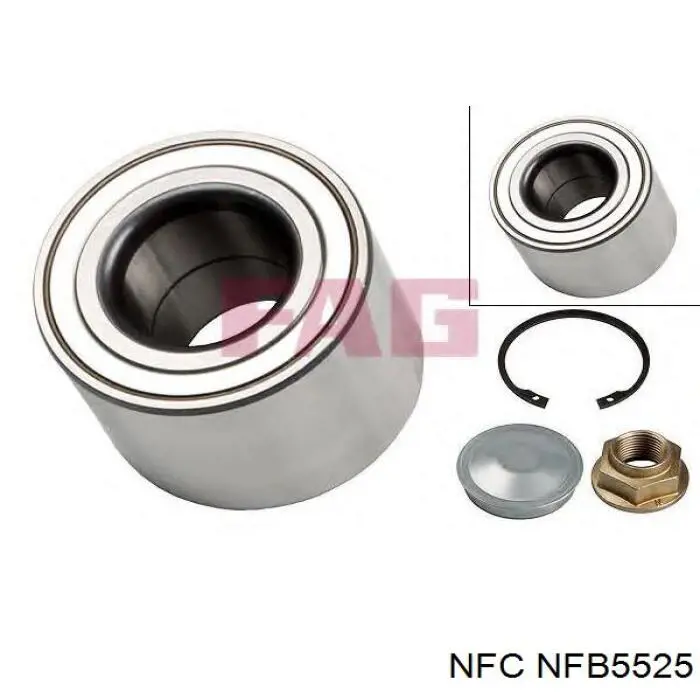 NFB5525 NFC cojinete de rueda trasero