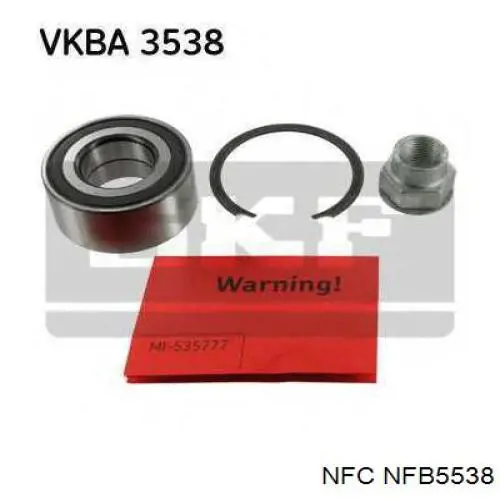 NFB5538 NFC cojinete de rueda delantero