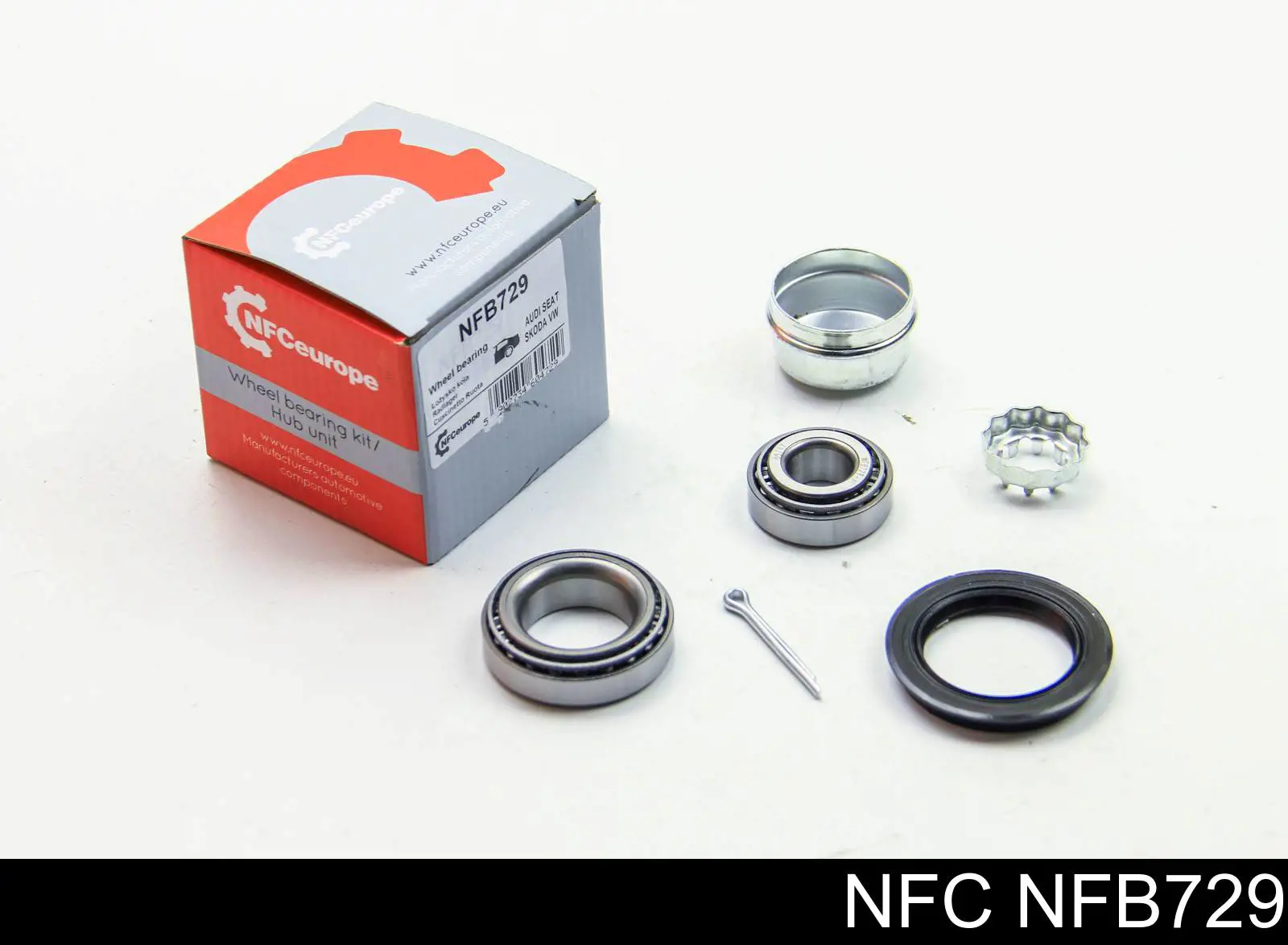 Cojinete de cubo delantero NFC NFB729 precio, desde 8,88 EUR