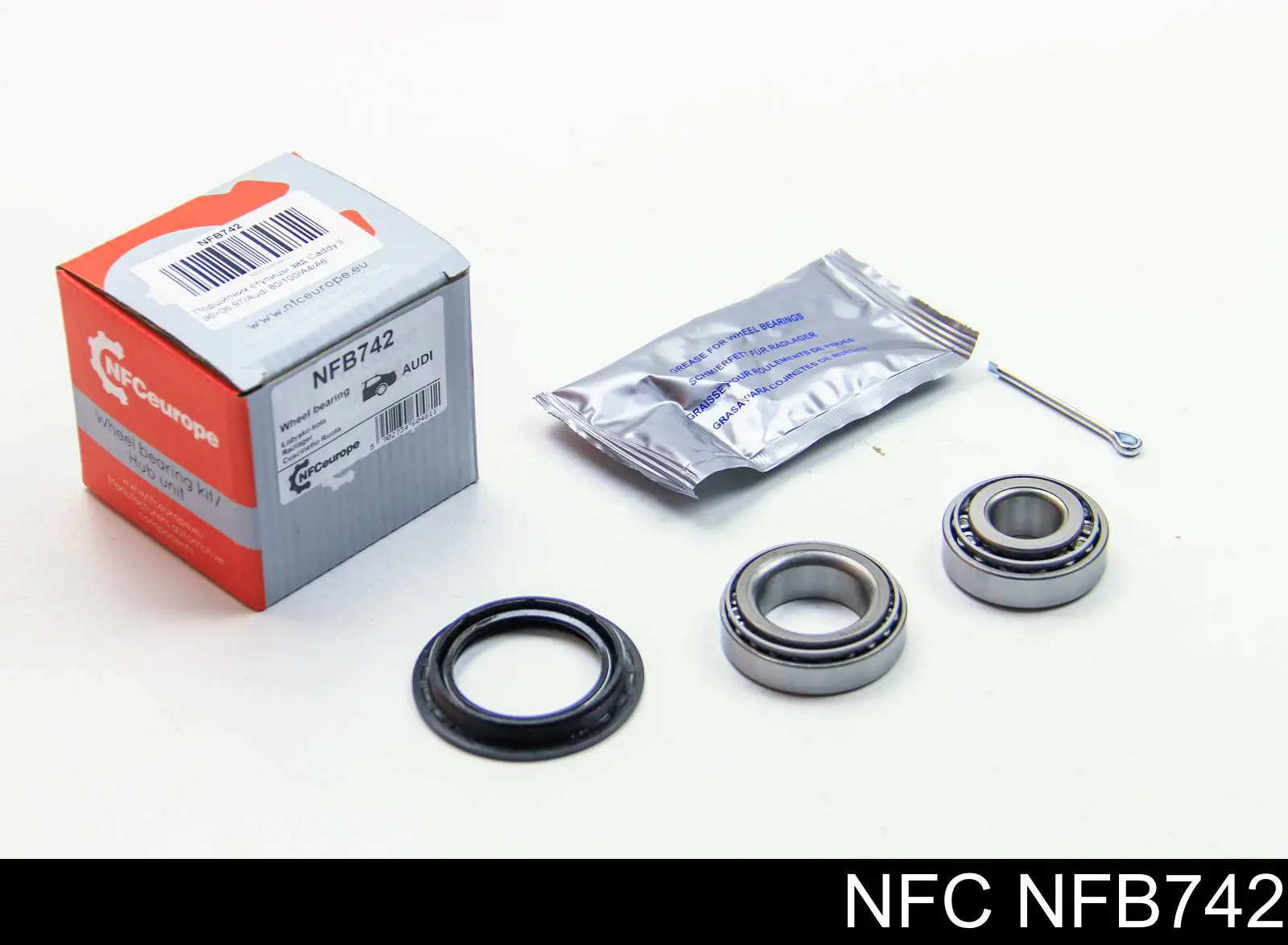 NFB742 NFC Rodamiento de rueda trasera