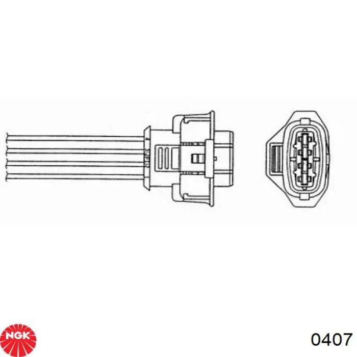 Comprar 0407 NGK Sensor NOx