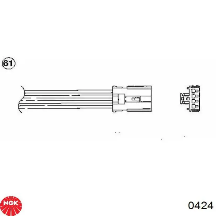 Comprar 418 NGK Sonda lambda de oxígeno posterior al catalizador