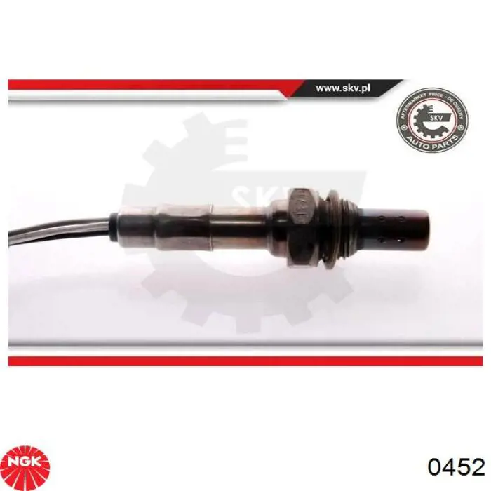 0452 NGK sonda lambda sensor de oxigeno para catalizador