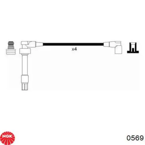 Comprar 0569 NGK Cable de bujía