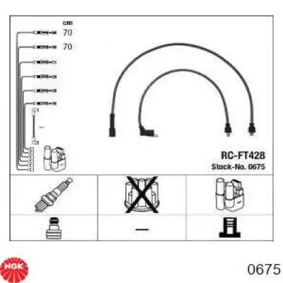 Comprar 675 NGK Cable de bujía