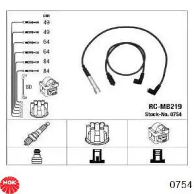 Comprar 754 NGK Cable de bujía
