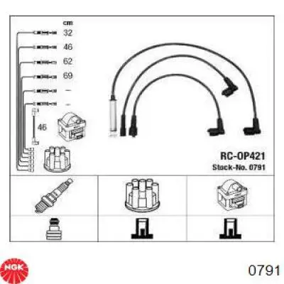Comprar 0791 NGK Cable de bujía