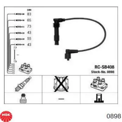 Cables de bujías 986357143 Bosch