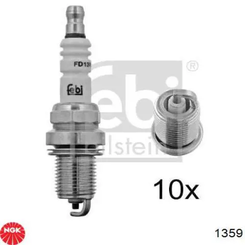 1359 NGK sonda lambda sensor de oxigeno post catalizador