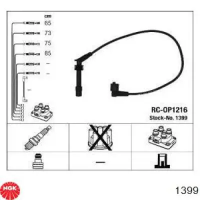 Juego de cables de bujias NGK 1399 precio, desde 78,85 EUR