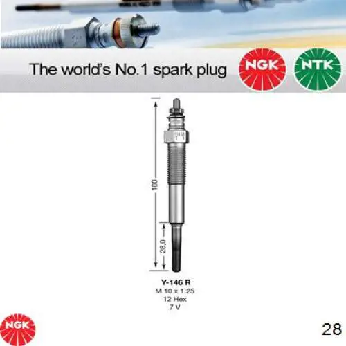 Bujías NGK 28 precio, desde 3,57 EUR