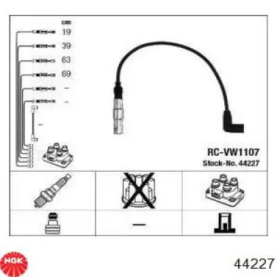 Juego de cables de bujias NGK 44227 precio, desde 50,94 EUR