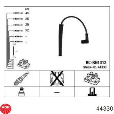 Juego de cables de bujias NGK 44330 precio, desde 55,24 EUR