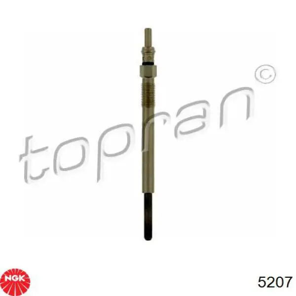 Bujía de incandescencia Peugeot 207 WA, WC