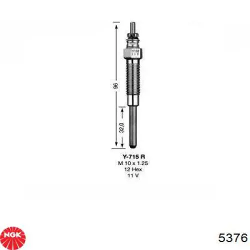 5376 NGK bujía de incandescencia