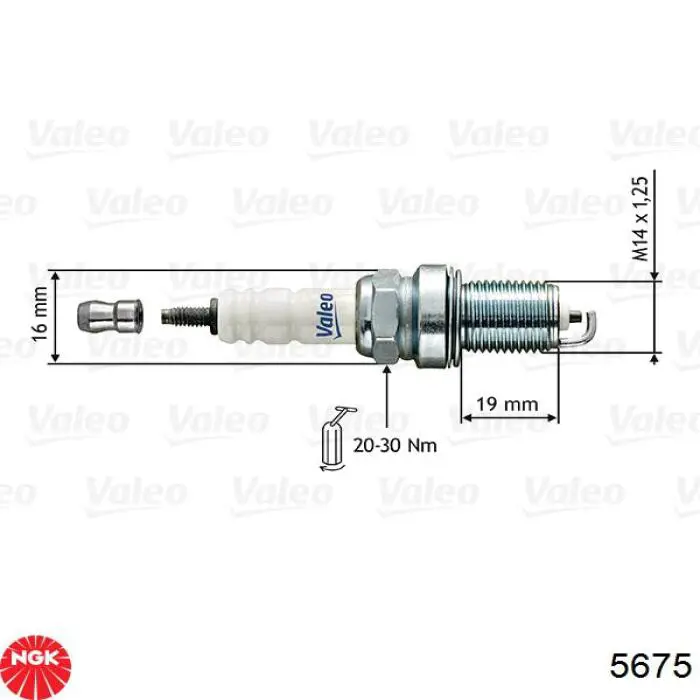 Comprar 5675 NGK Bujía de encendido