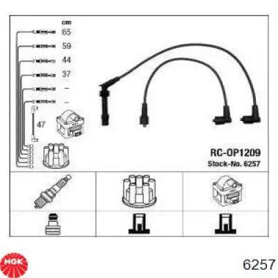 Comprar 6257 NGK Cable de bujía