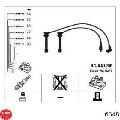 Comprar 6348 NGK Cable de bujía