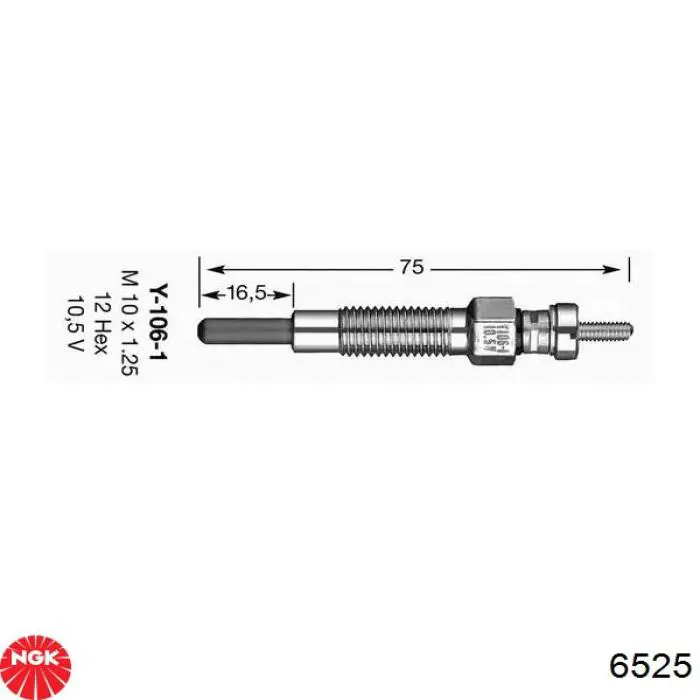 Comprar 6525 NGK Calentadores diésel