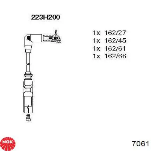 Cables de bujías 7061 NGK