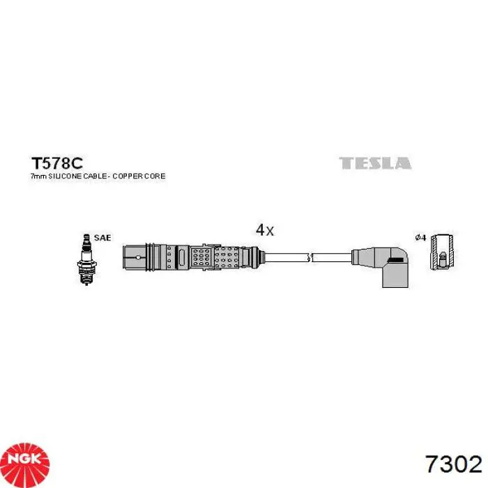 Cables de encendido FAE 85681