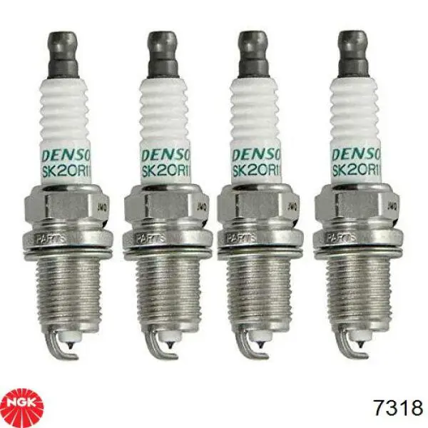 7318 NGK Cables de alta tensión, juego