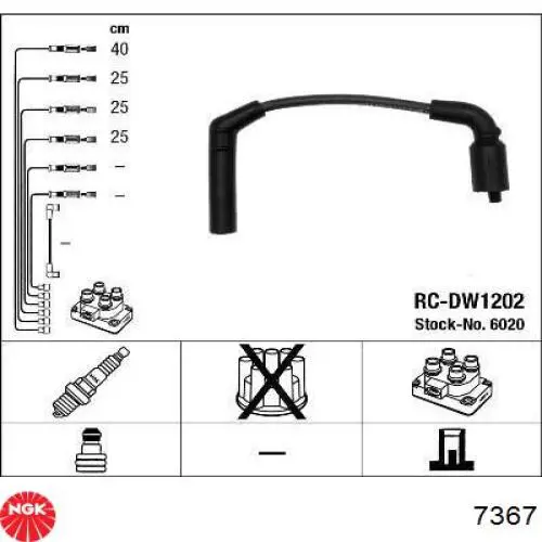 Juego de cables de bujias FAE 83561 precio, desde 19,27 EUR