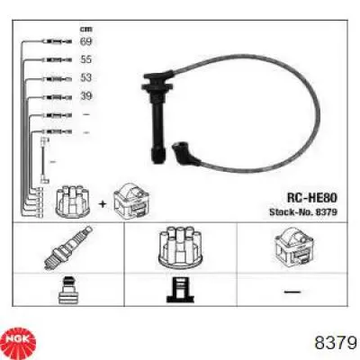 Juego de cables de bujias NGK 8379 precio, desde 44,22 EUR