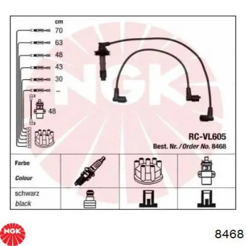 Comprar 8468 NGK Cable de bujía