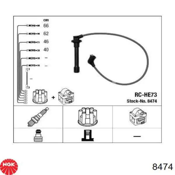 32722-P2F-A02 Honda cables de bujías