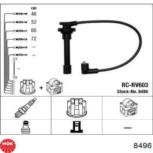 Comprar 8496 NGK Cable de bujía