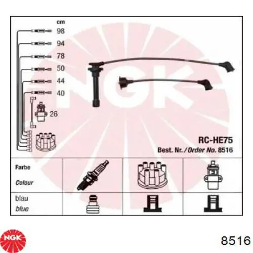 Comprar 8516 NGK Cable de bujía
