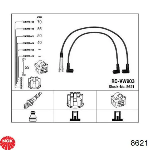 986356360 Bosch cables de bujías