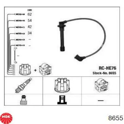 Juego de cables de bujias NGK 8655 precio, desde 41,20 EUR