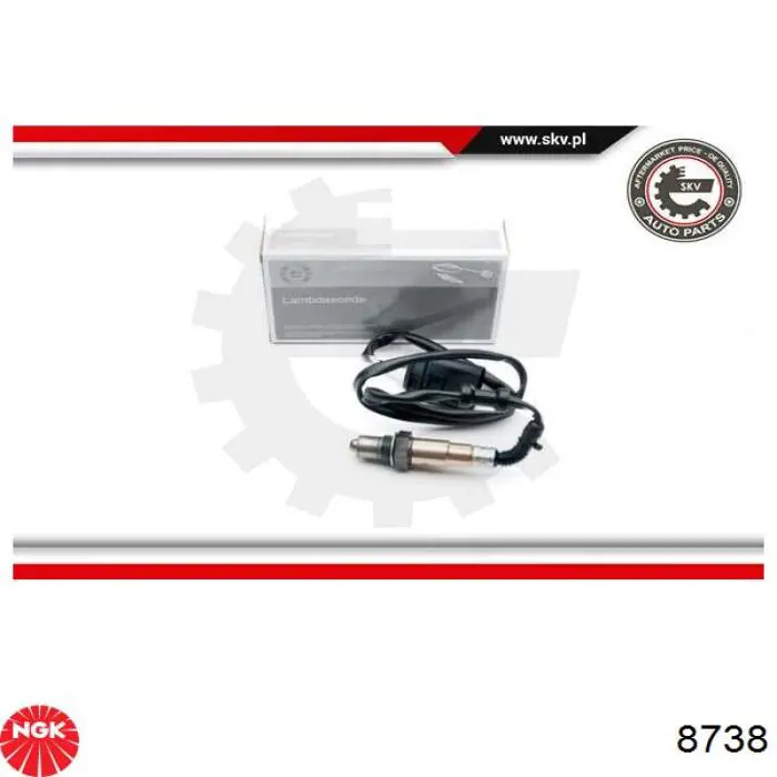 Sensor de oxígeno NGK 8738