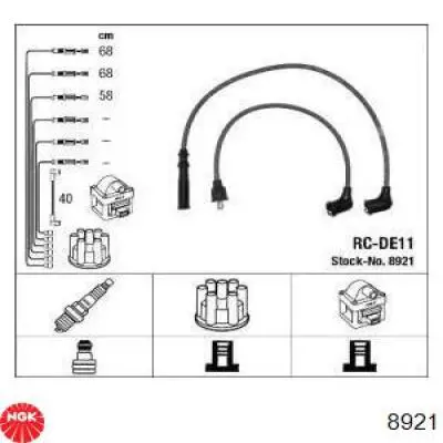 Juego de cables de bujias NGK 8921 precio, desde 22,66 EUR
