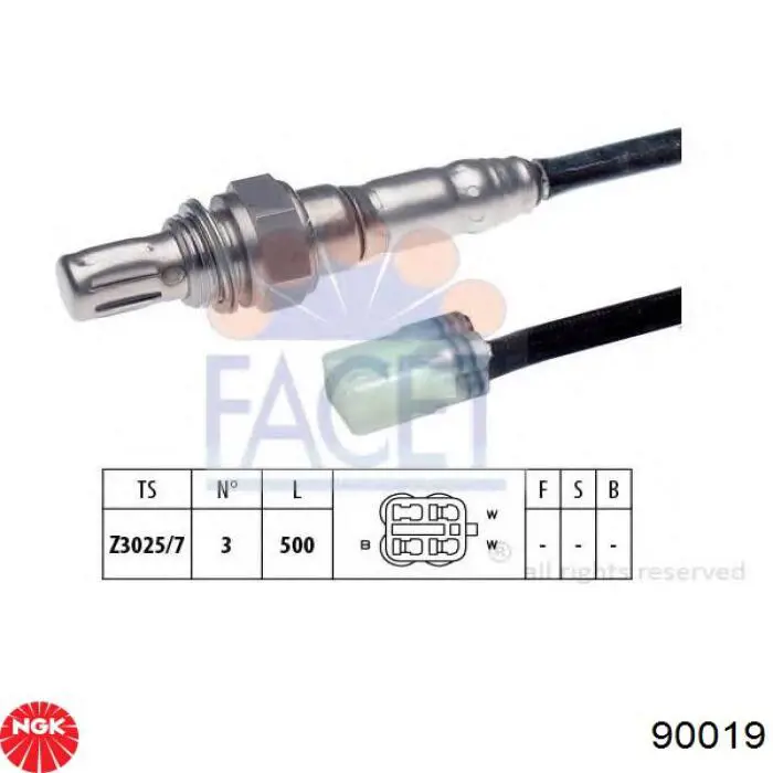Sensor de oxígeno previo al catalizador 450 NGK